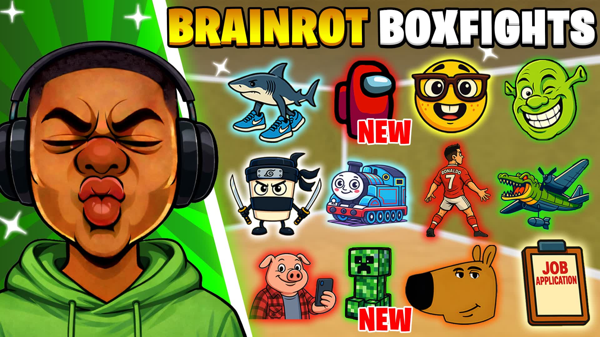 CRAZY BRAINROT BOXFIGHTS 😂