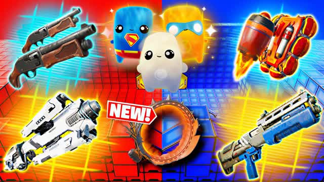 SUPER  SMASH 💥 - RED VS BLUE 🔴🔵