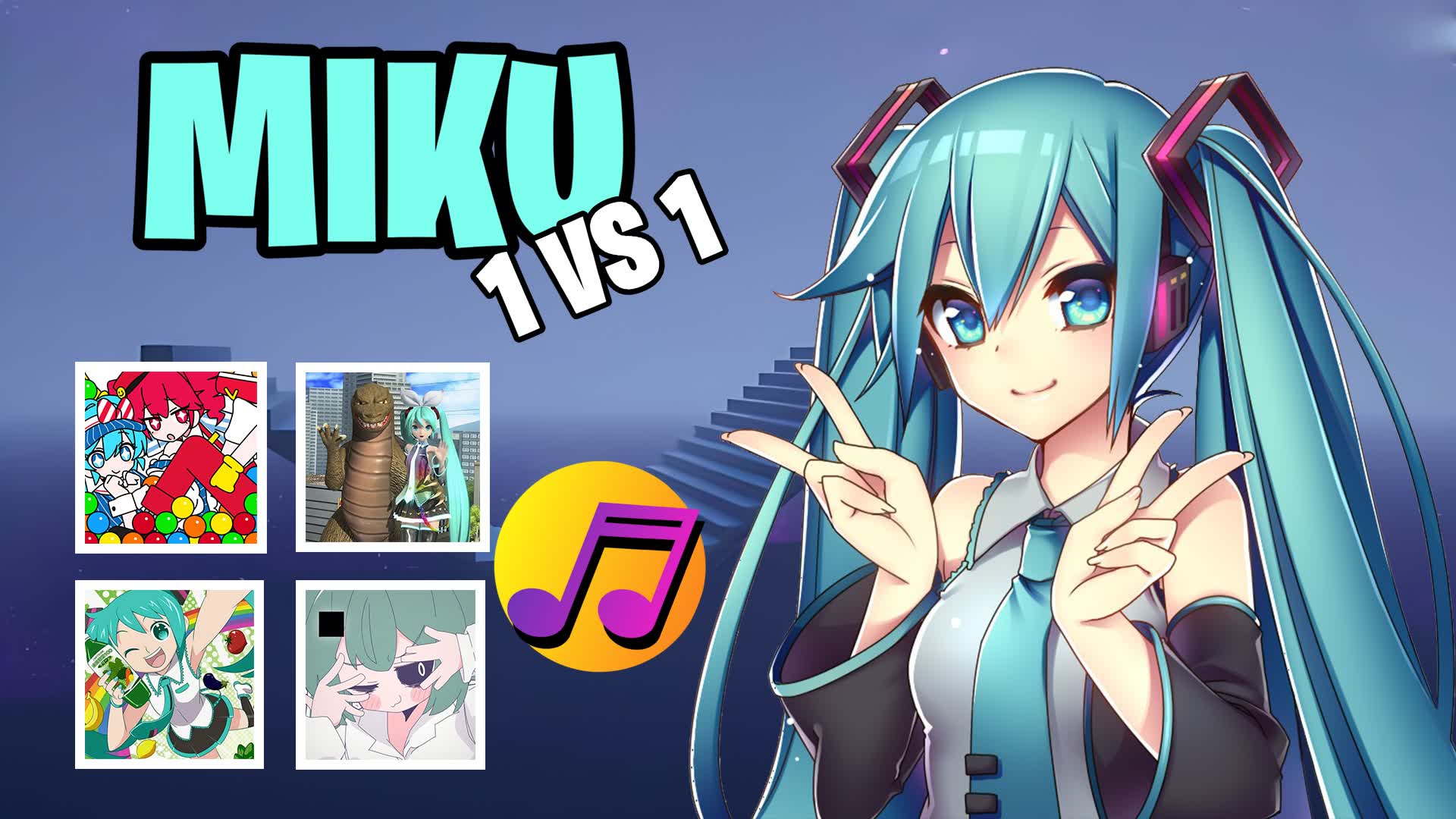 HATSUNE MIKU 1v1🎵 [AND SONGS] 7026-0773-0286 by muslos