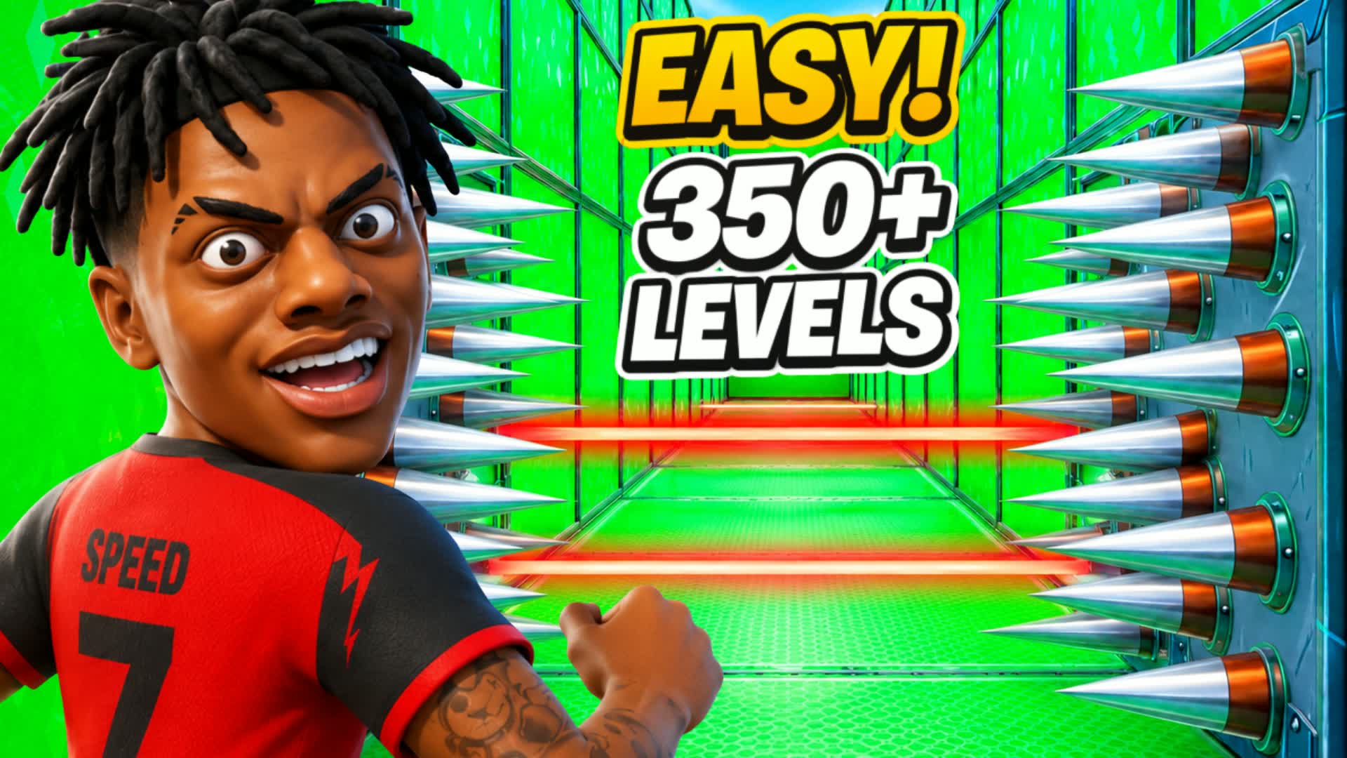 🌟CUSTOM TRAILS EASY PARKOUR 350 LEVELS