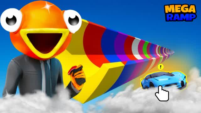 MEGA RAMP SUPERCAR 🚘