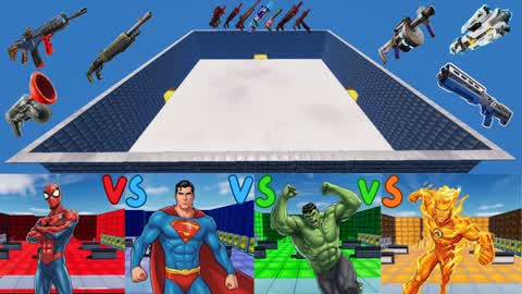 CRAZY  RED vs BLUE vs GREEN vs YELLOW