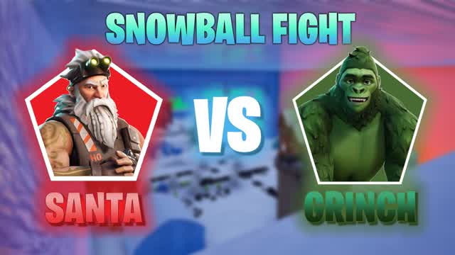 🎄🎁 SNOWBALL FIGHT RED VS BLUE 🔴🔵
