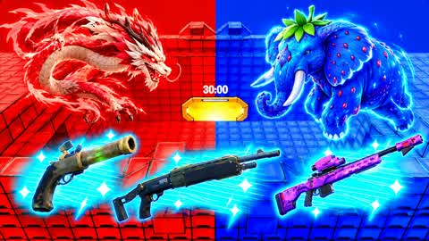 RED VS BLUE ANIMALS 🔴🔵