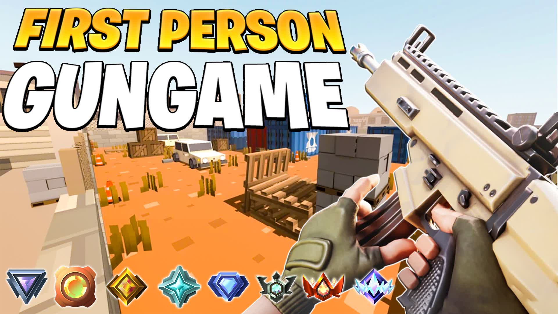 ⭐️ FIRST PERSON GUN GAME - SHIPYARD