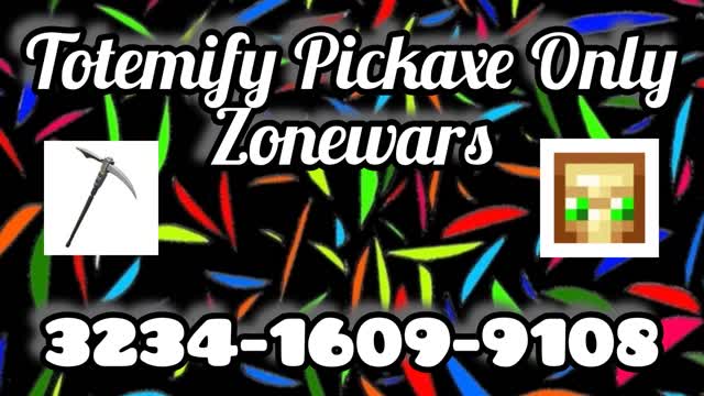 Totemify's Pickaxe Only Zonewars (v1.2)