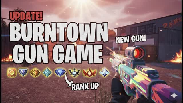 GUN GAME - BURNTOWN - FIRST PERSON