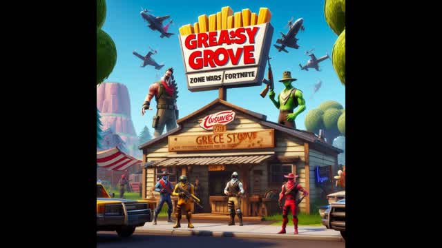 GREASY GROVE ZONE WARS 💯🍔⚔