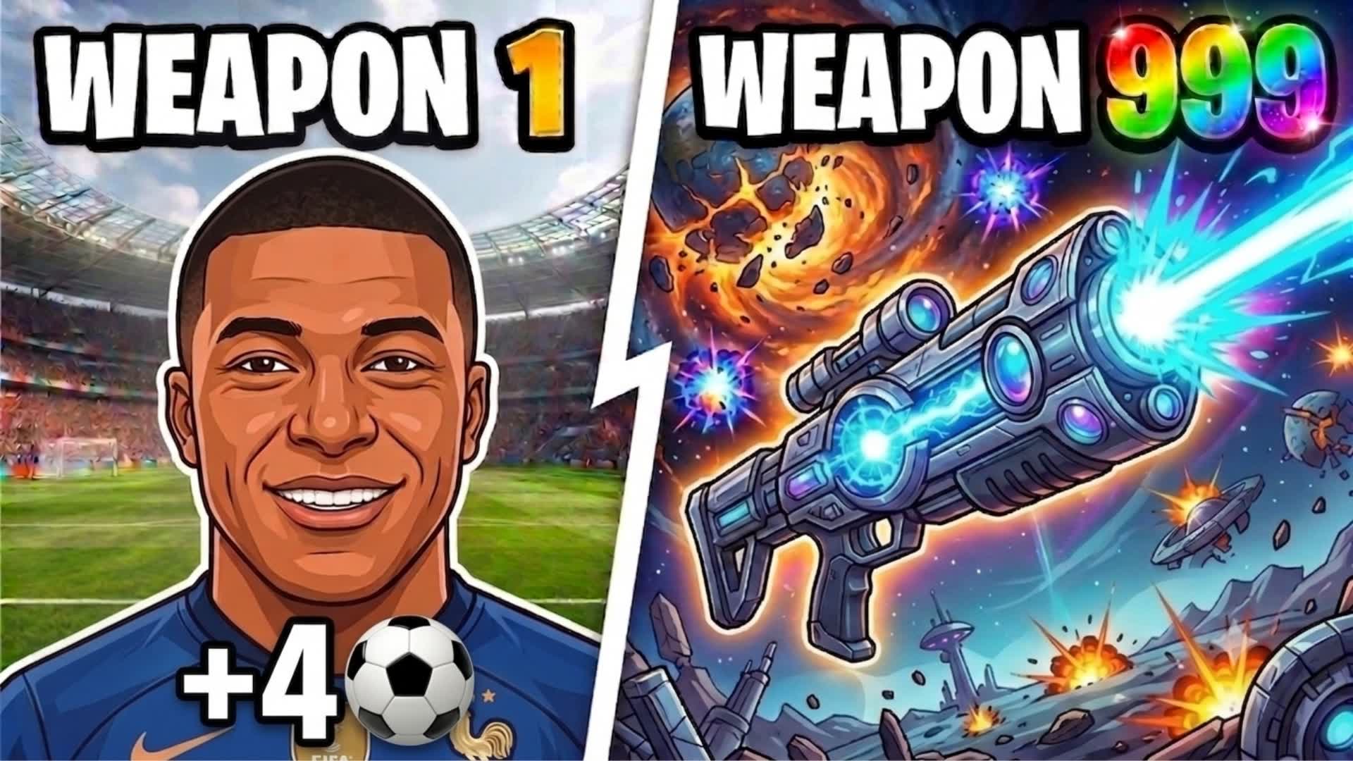 ⚽ WC GUN GAME 🔫 CHAOS FIGHT 💥