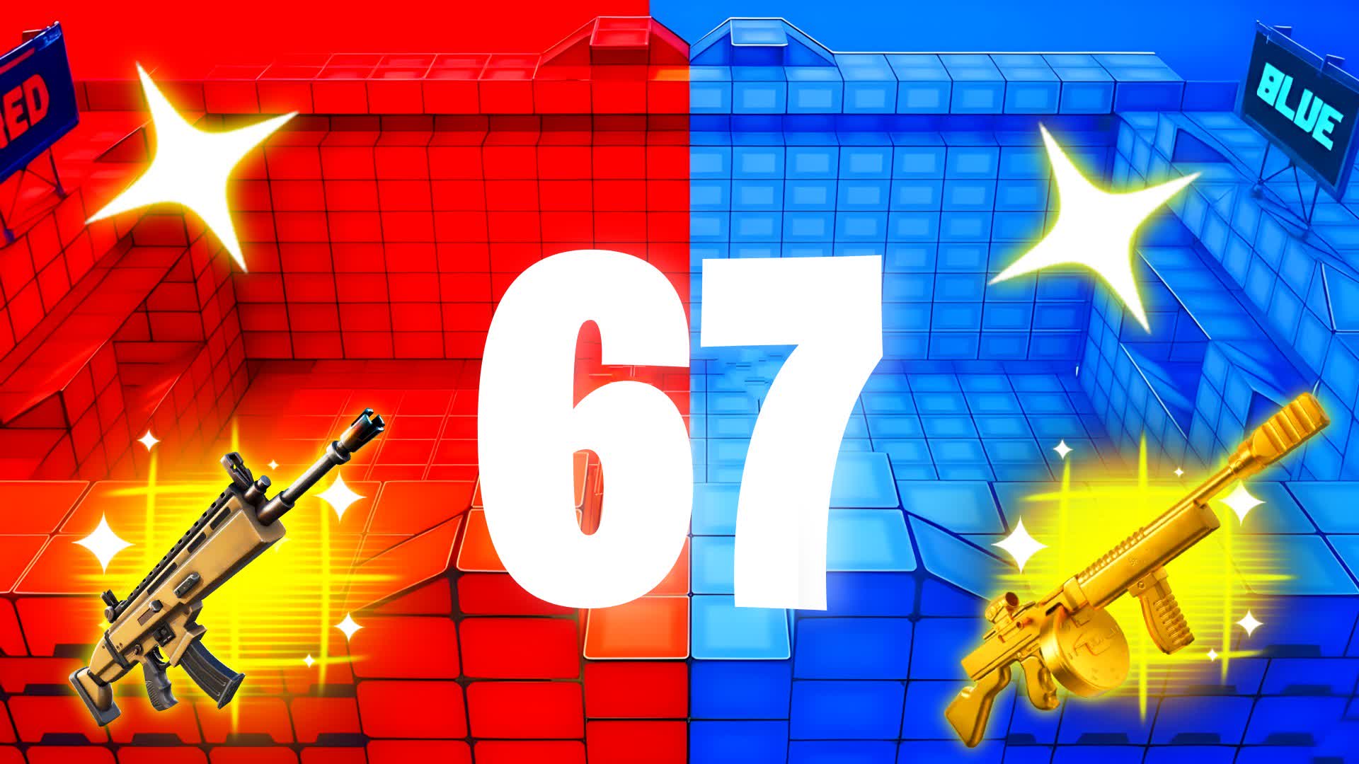 CRAZY RED VS BLUE 67 🔴🔵 AURA