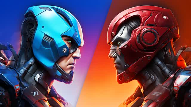 Tile Wars: Red vs Blue