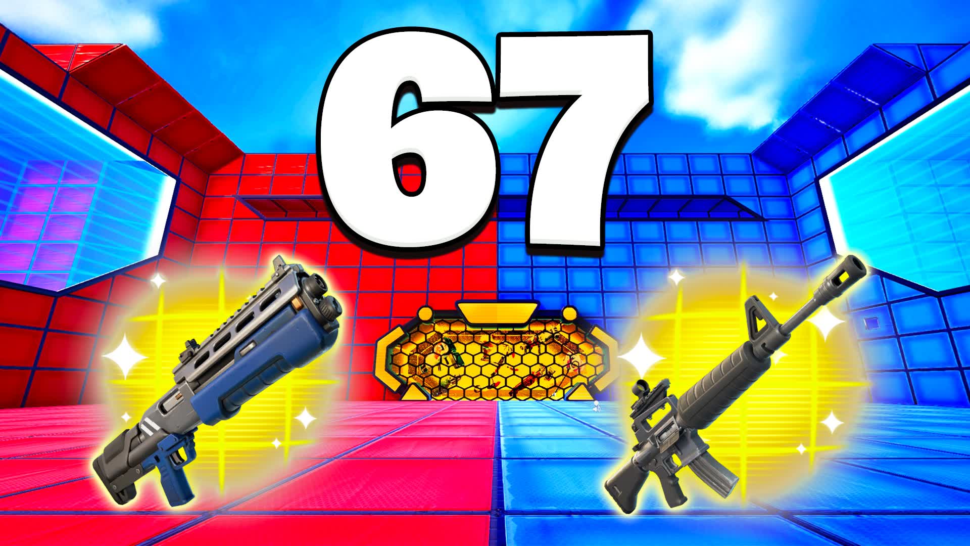 MEGA 67 RED VS BLUE 🔴🔵