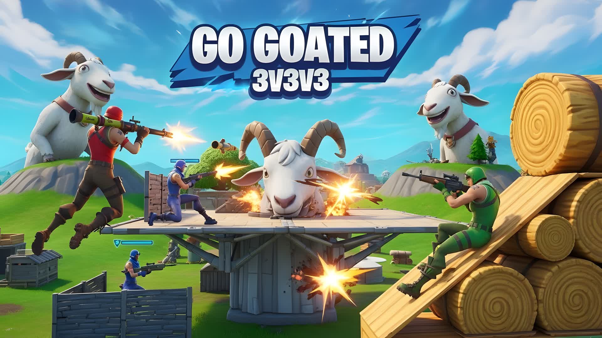 Go Goated Zone wars 4v4v4