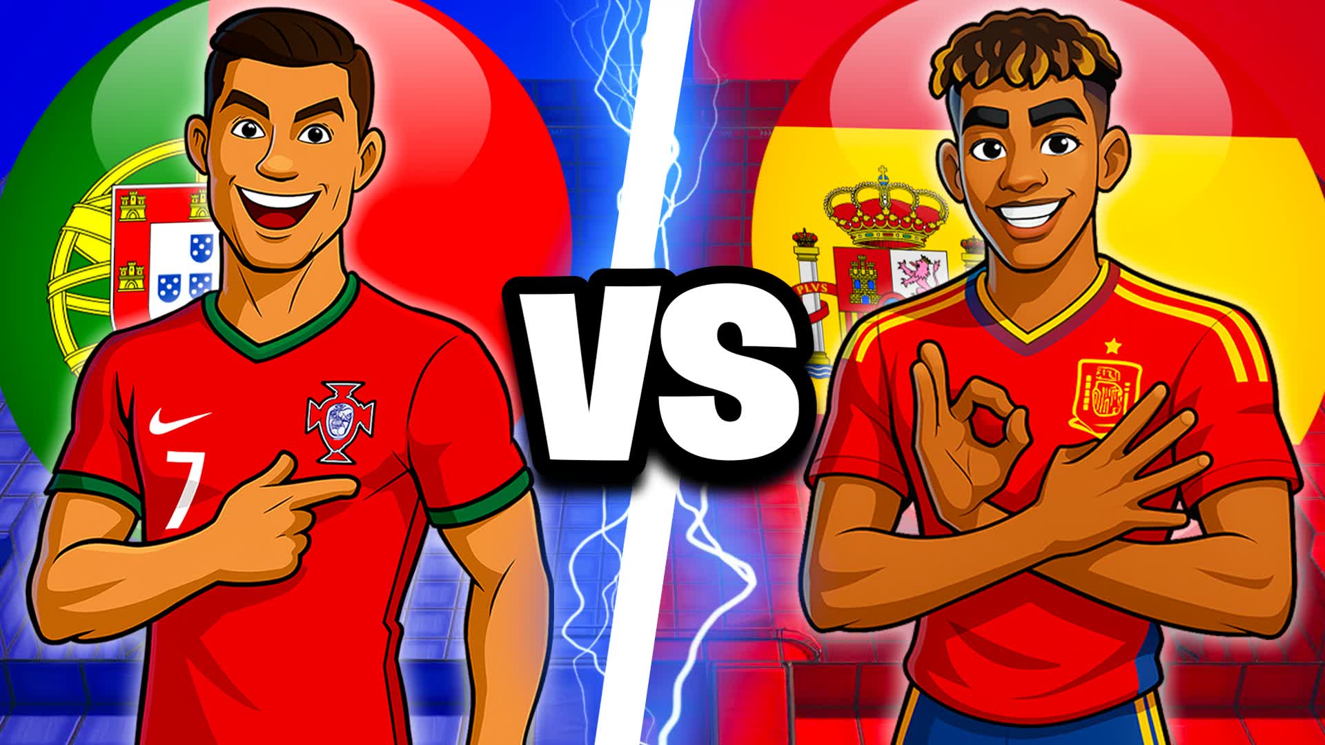 RONALDO VS YAMAL 🏆 RED VS BLUE 🔴🔵