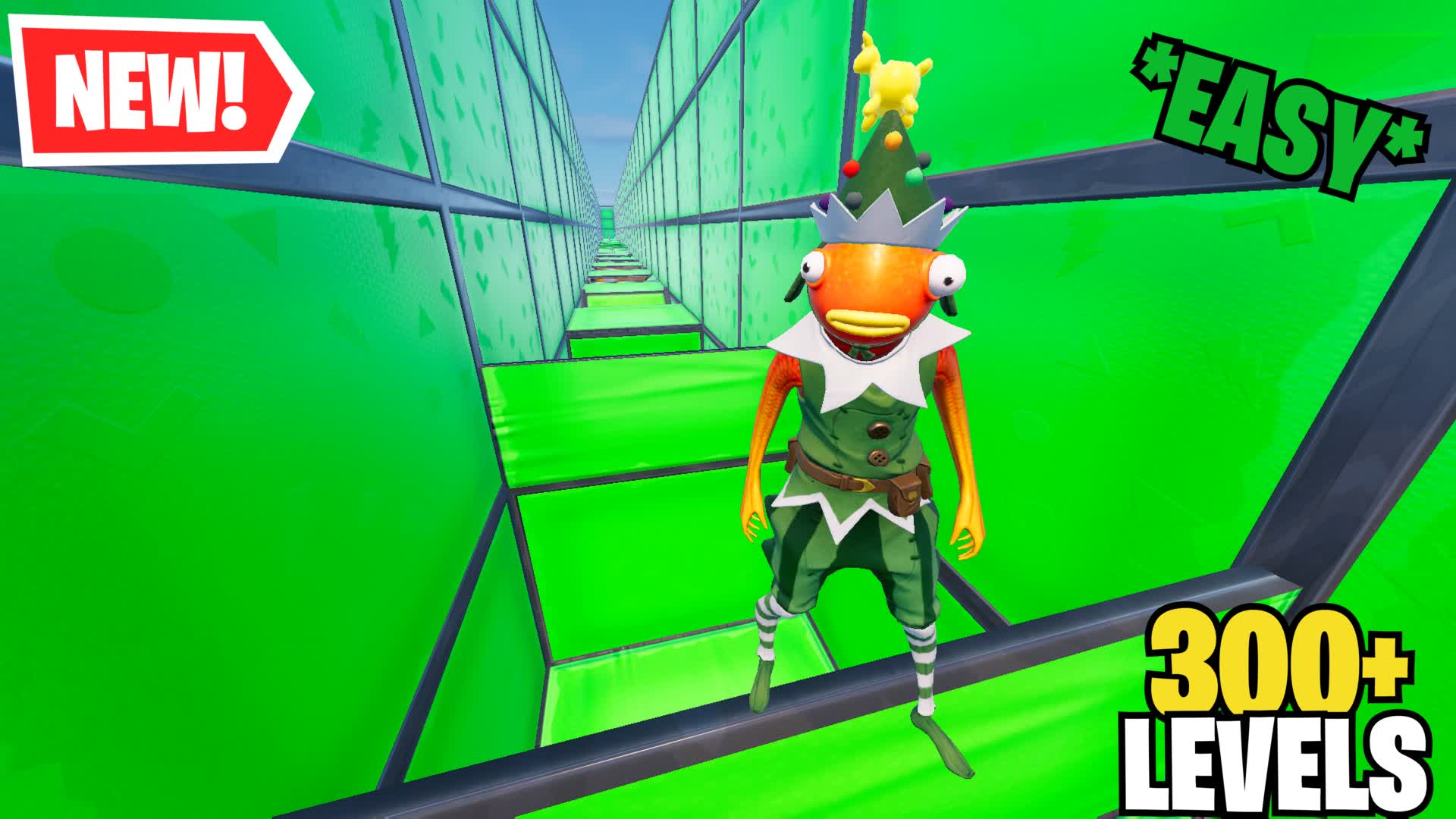 ❄️Extreme Jump Parkour 300+❄️