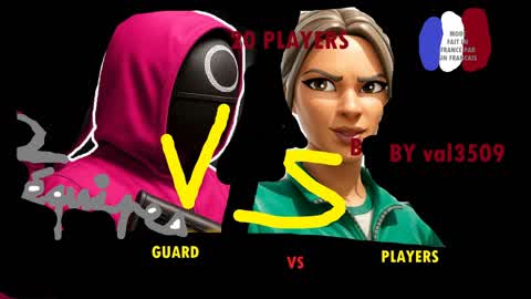 GUARD VS PLAYERS (Squid Game) BIG MAP!