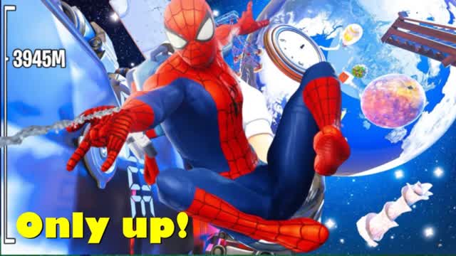 Only up Spiderman