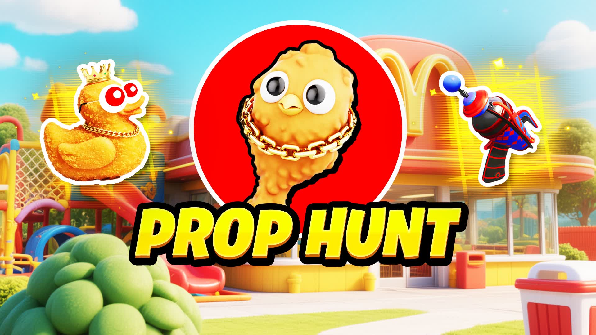Golden Chicken Prop Hunt 🍗