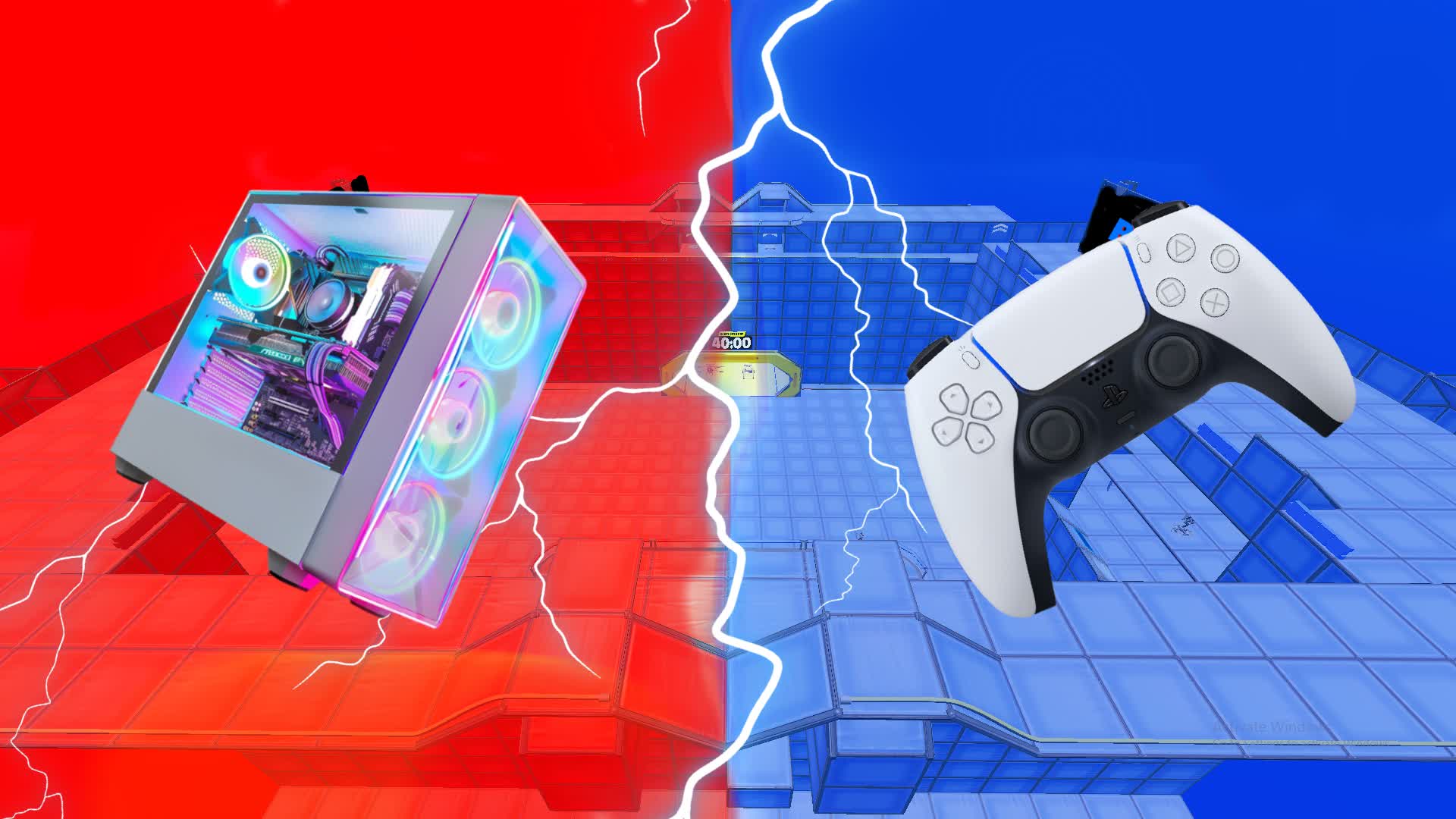 PS5対パソコン ⭐ レッド対ブルー 🔴🔵