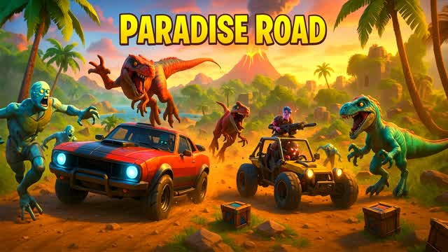 PARADISE ROAD 🧟 ZOMBIE DRIVE FFA 🧟