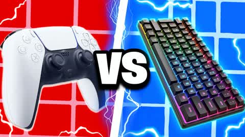 🔴CONTROLLER VS KEYBOARD🔴🔵RED VS BLUE