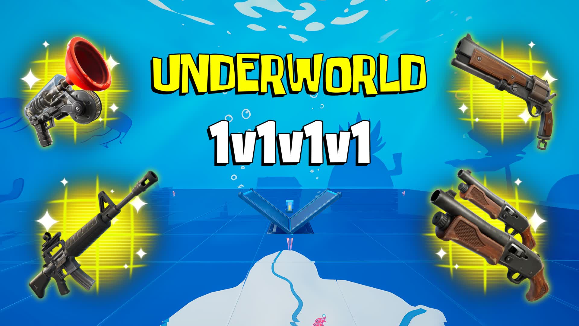 1v1v1v1 UNDERWORLD🌊