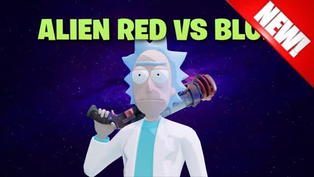 👽 ALIEN RED VS BLUE 🔴🔵