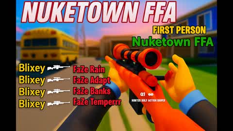 Nuketown Sniper One Shot FFA🔫🏠🟡