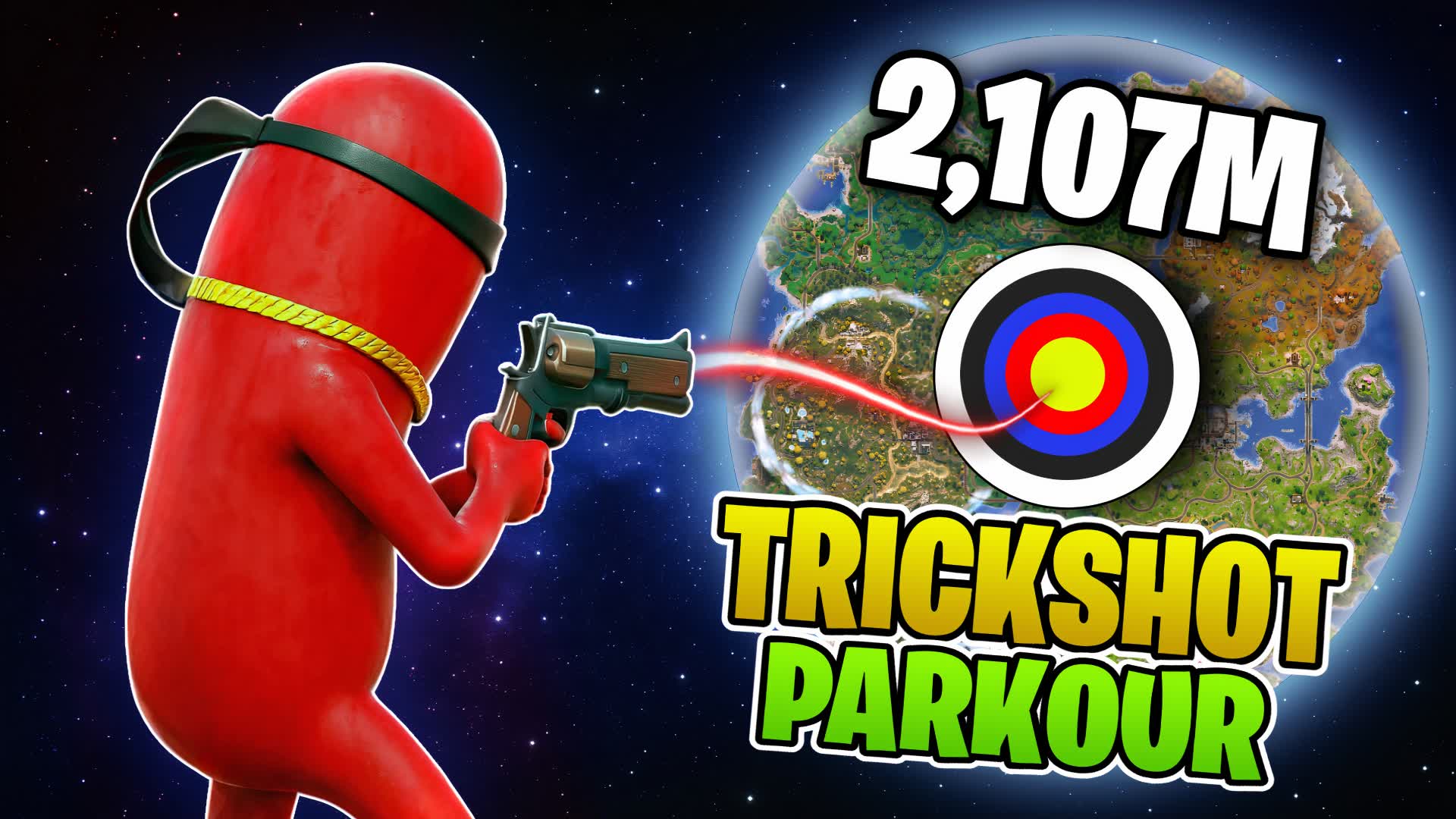 SPACE MAMMOTH TRICKSHOT PARKOUR 🎯