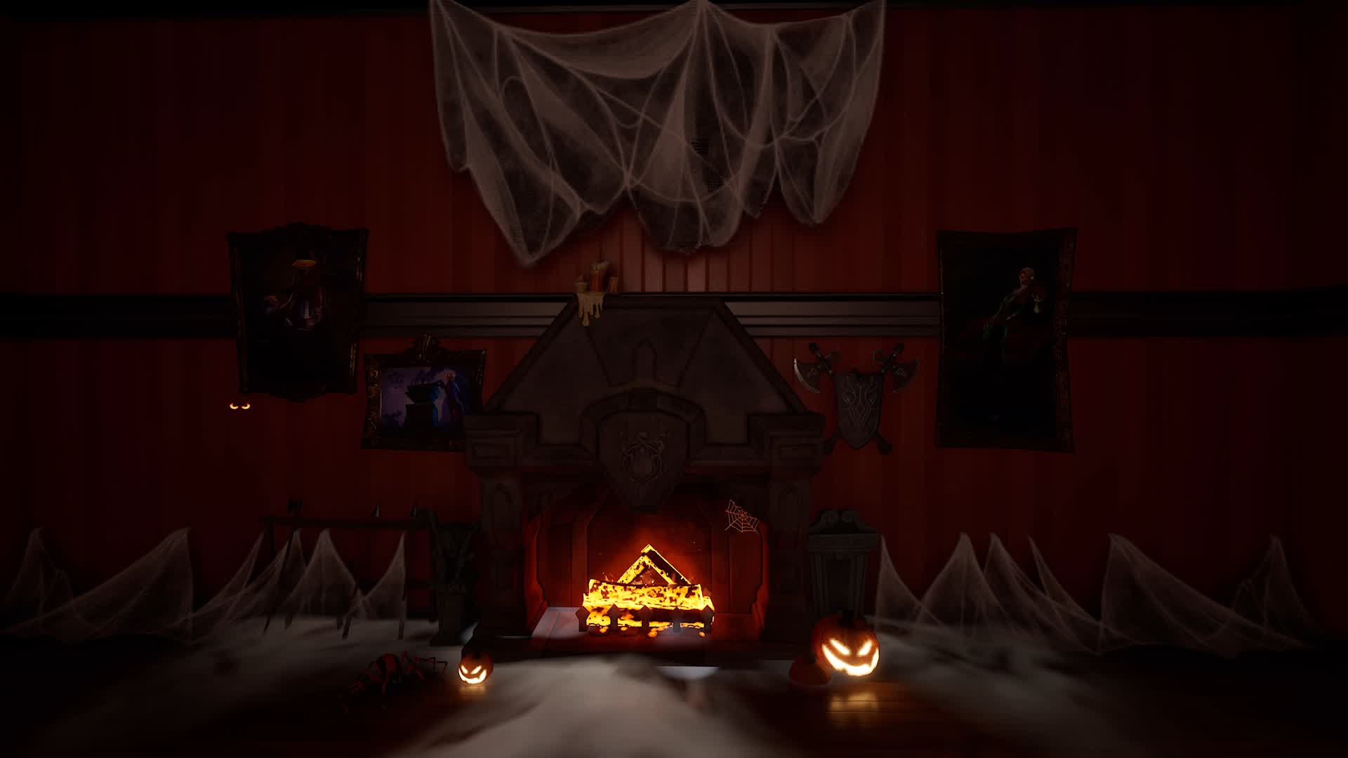 Halloween Fireplace Idle