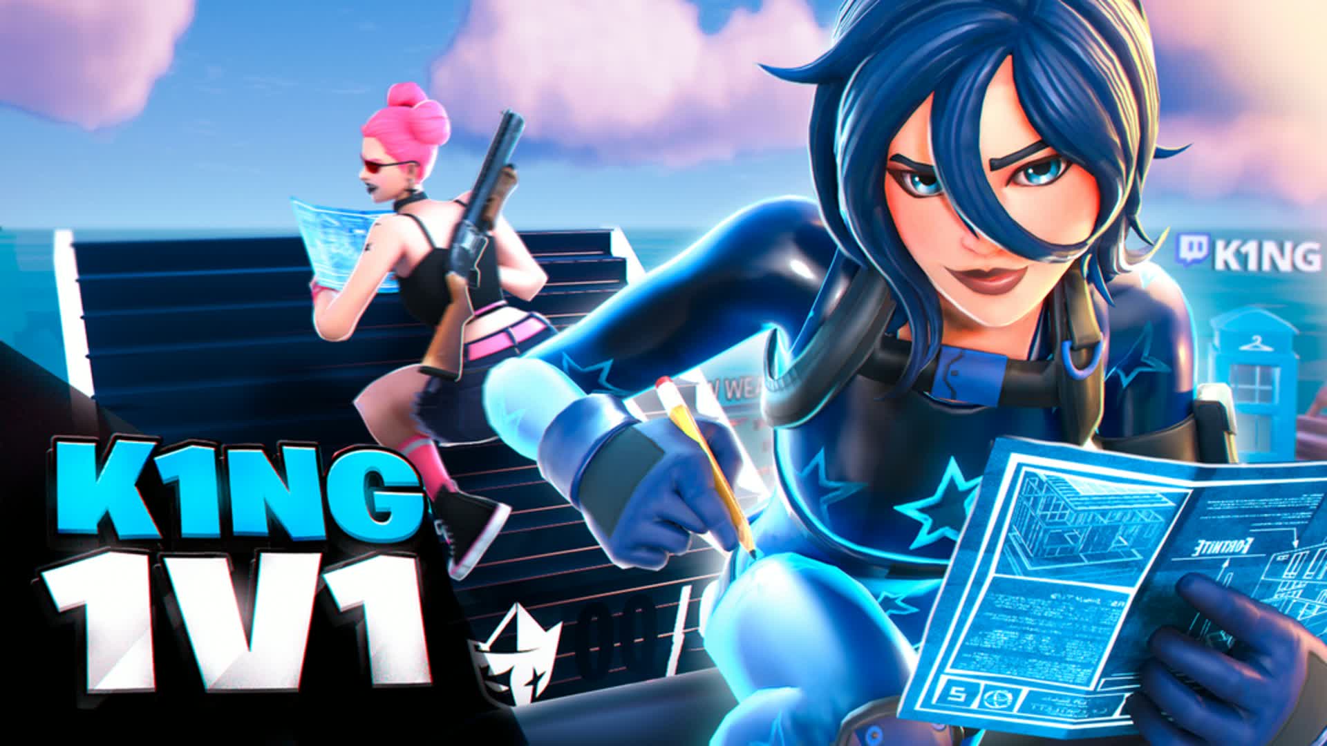 K1NG 1V1 ビルドファイト [新武器！]