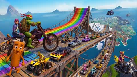 🚗 CAR GAME 🕹️ New TMNT SUPER RAMP 12