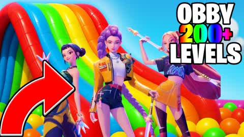 🤩 MEGA KPOP OBBY MINIGAMES 🌈