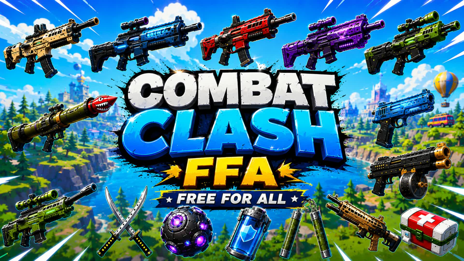 🔥 COMBAT CLASH FFA 🔥
