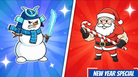 Santa vs Snowman