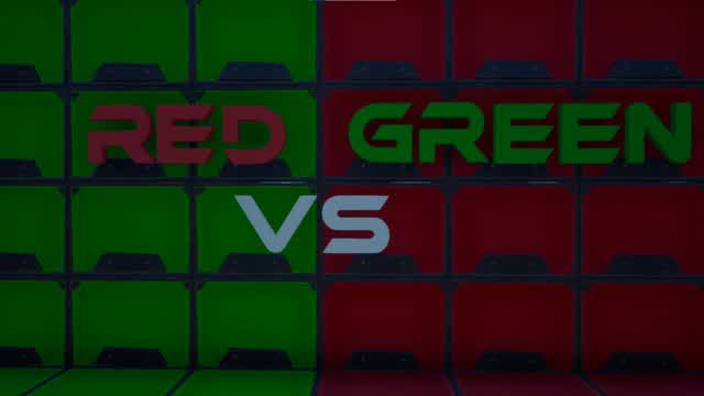 Red vs green
