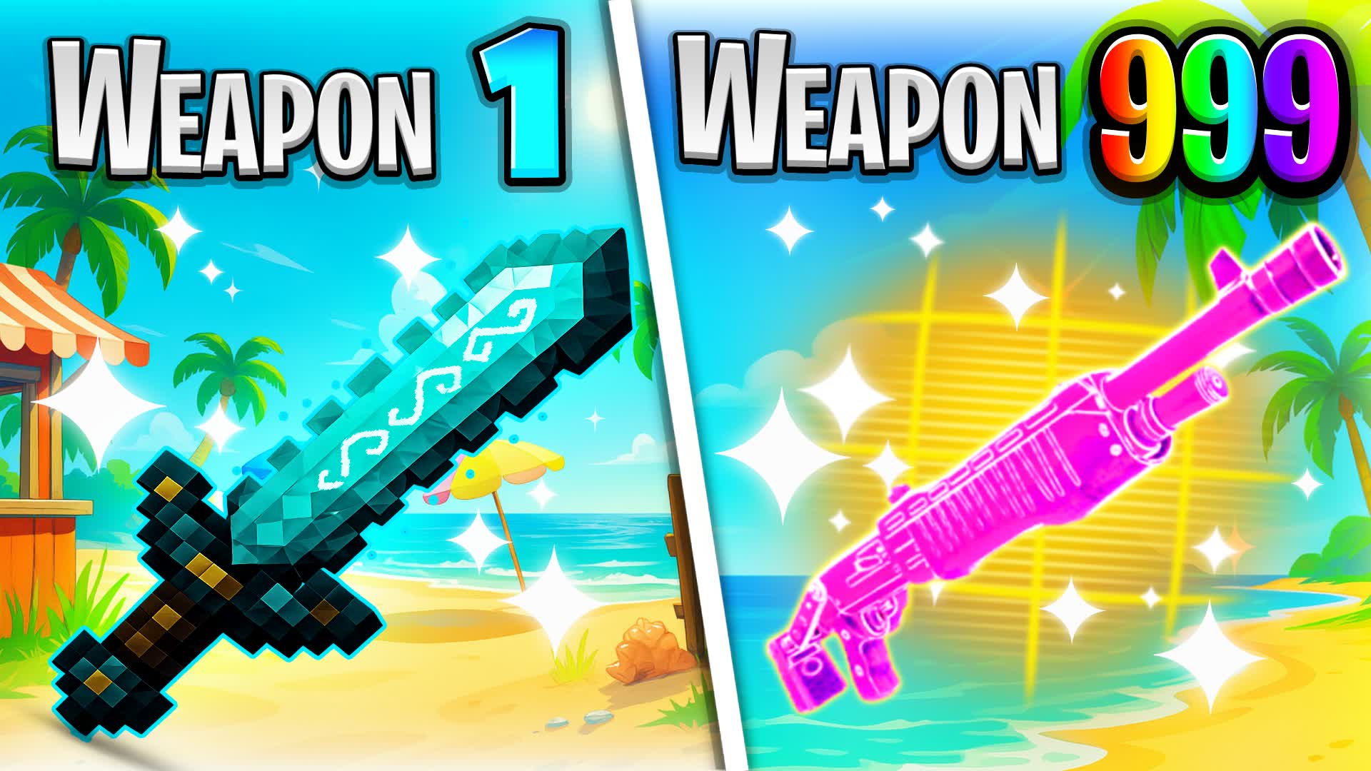 🏝️ SUPER SUMMER MEME GUN GAME ONE SHOT