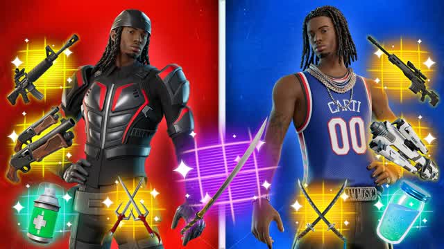 EVIL JORDAN VS PLAYBOI : RED VS BLUE🔴🔵