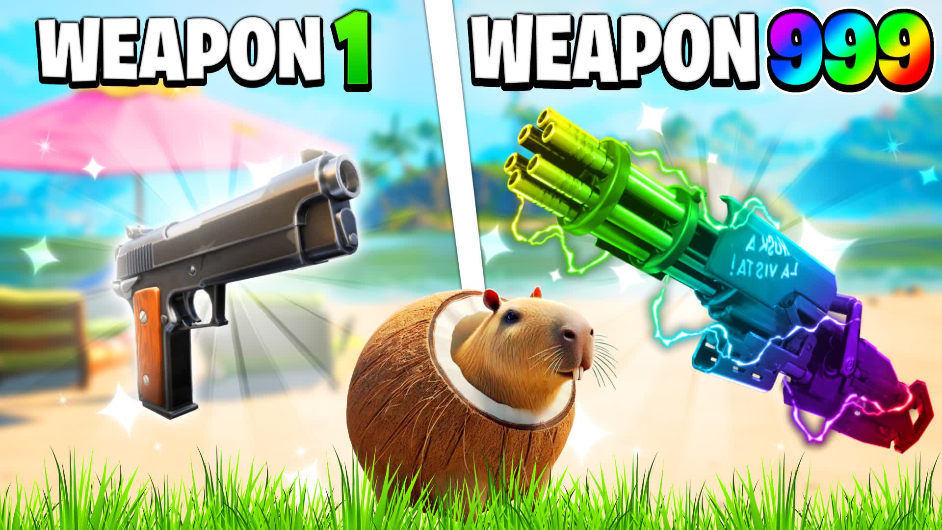 🏜️ DESERT MEME GUN GAME 🎯 ONE SHOT