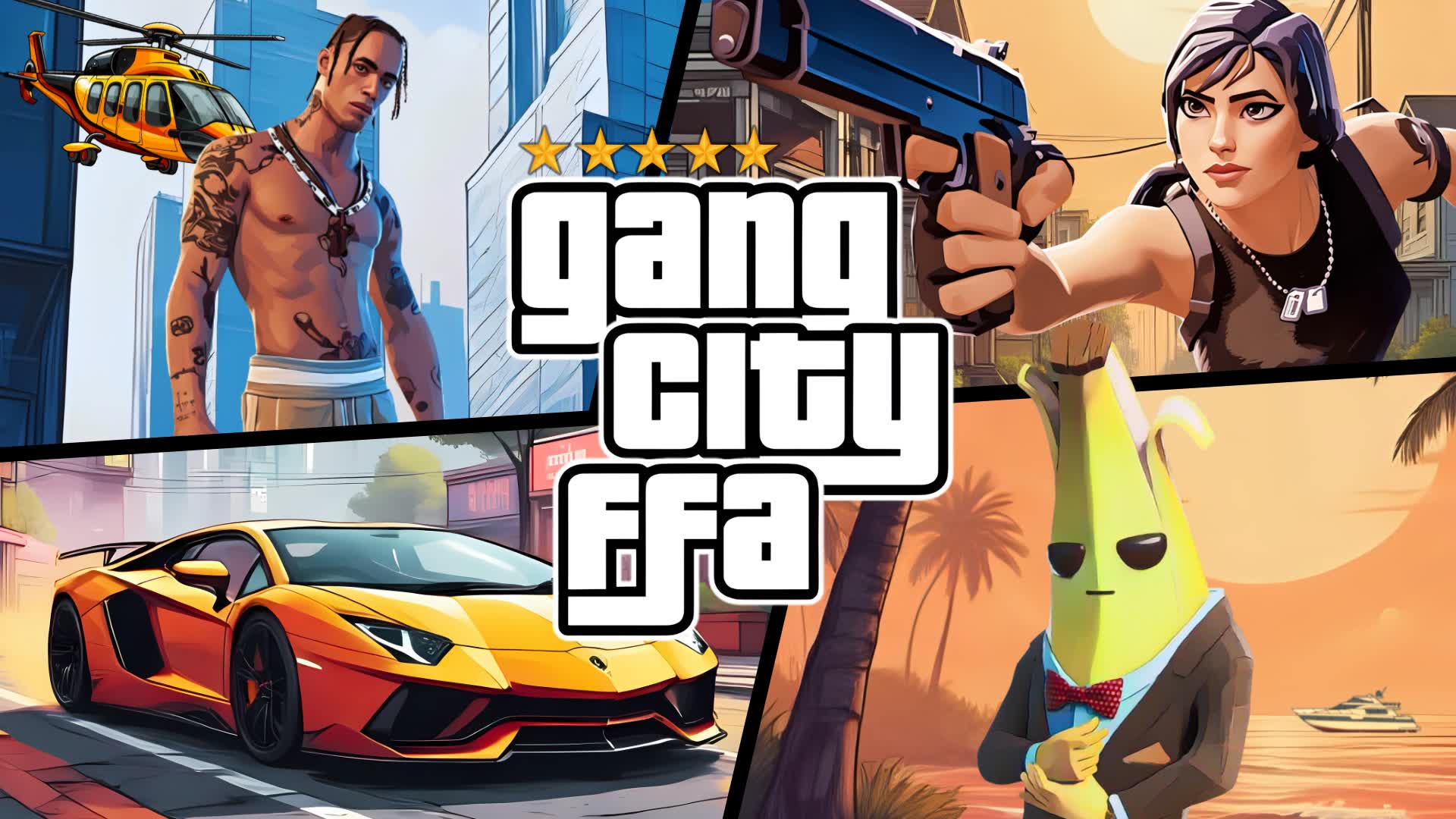 Gang City FFA 🚗DRIVE RP🏙️