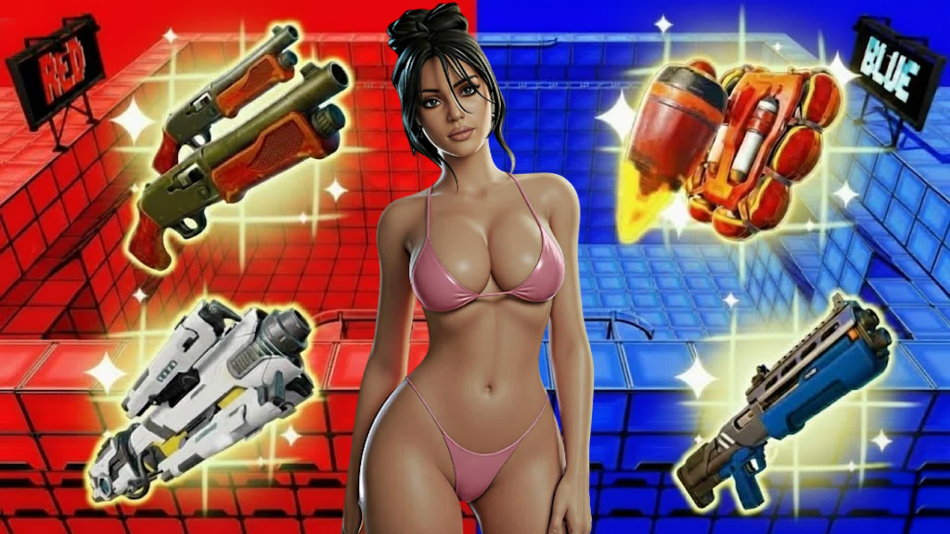 CRAZY RED VS BLUE 🔴🔵 DEMON