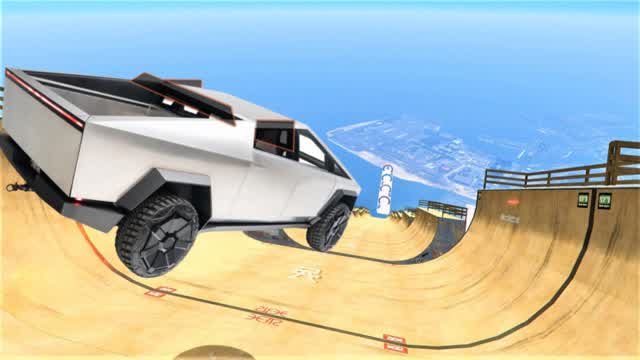 CYBERTRUCK MEGA RAMP