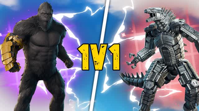 KONG VS GODZILLA 1VS1 🔥
