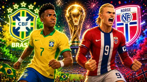 BRAZIL VS NORWAY WORLD CUP