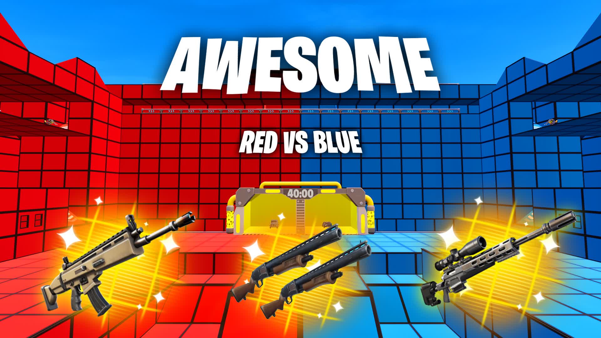 AWESOME RED VS BLUE🔴🔵