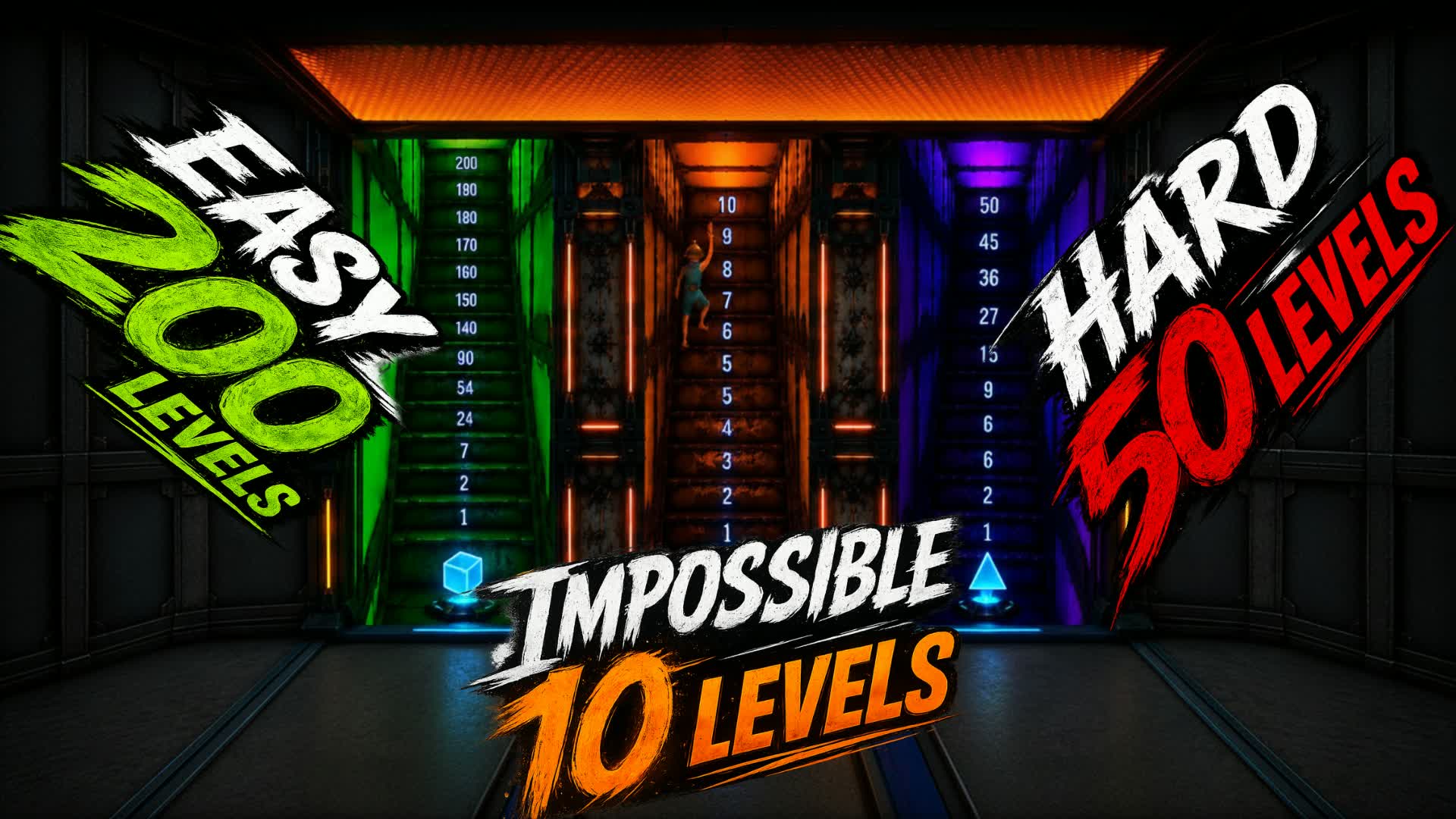 PARKOUR DEATHRUN: EASY-HARD-IMPOSSIBLE