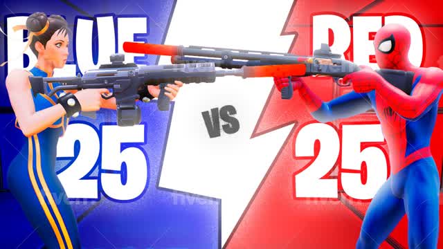 🔴Box Fight Frenzy 318 Weapons 25 v 25🔵