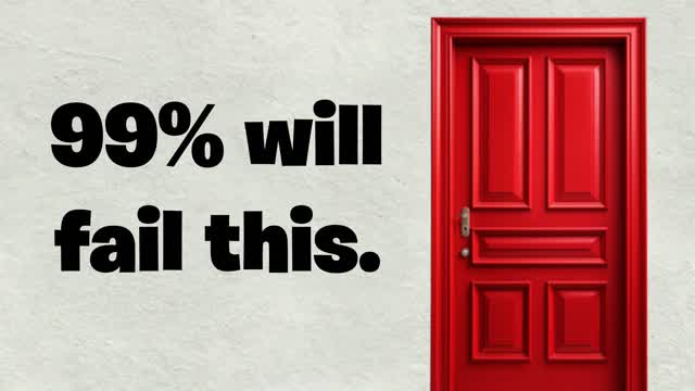 Only 1% can escape!