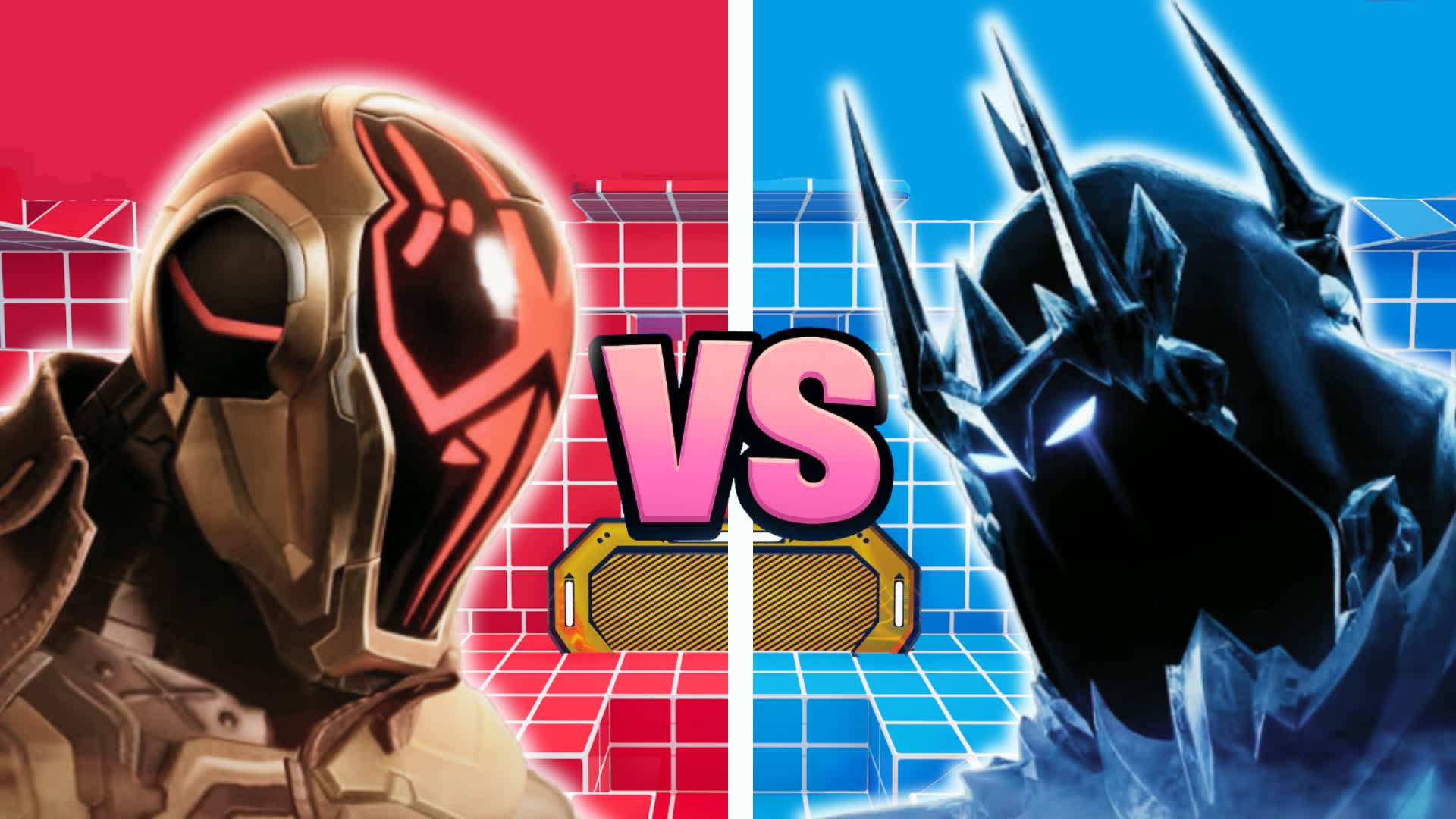 RED VS BLUE 🔴🔵 FIRE VS ICE 1V1