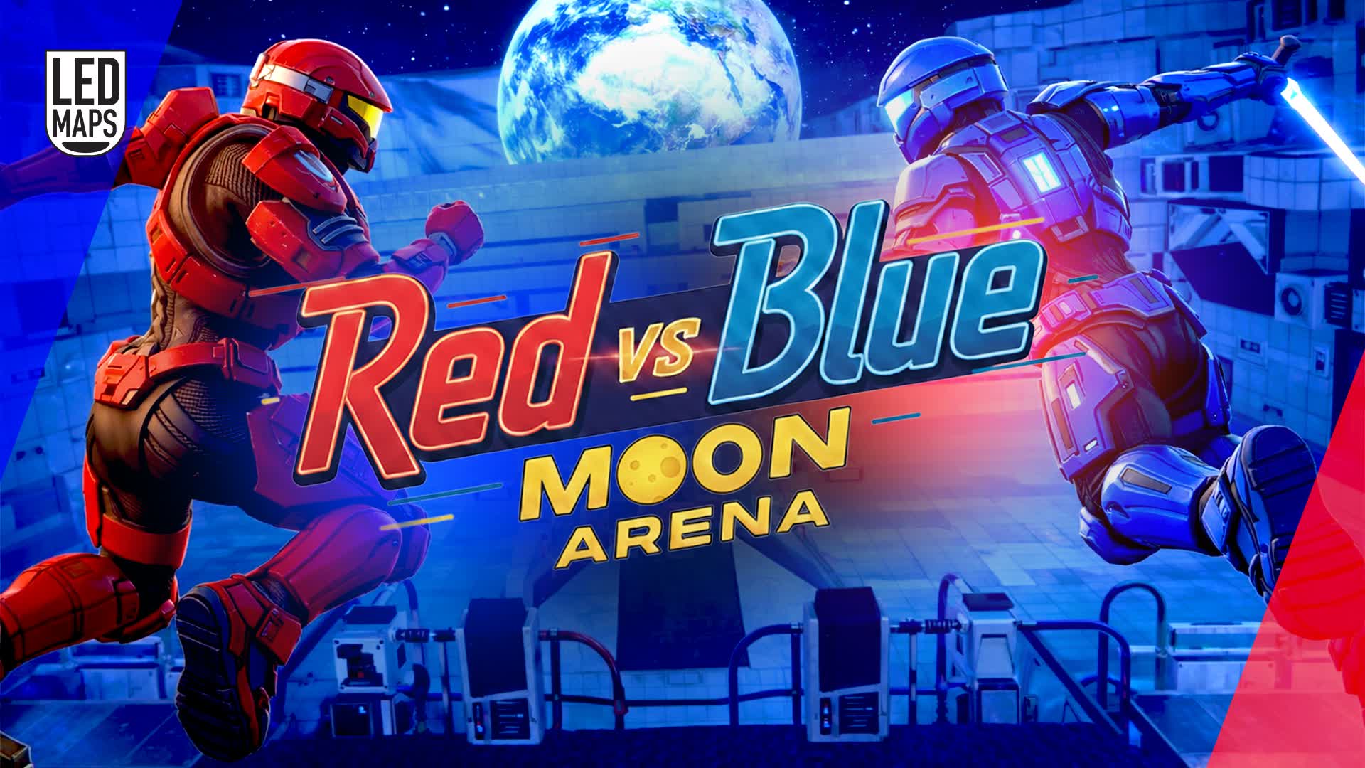 🔴🔵 赤対青-ムーンアリーナ 🚀👽🌘